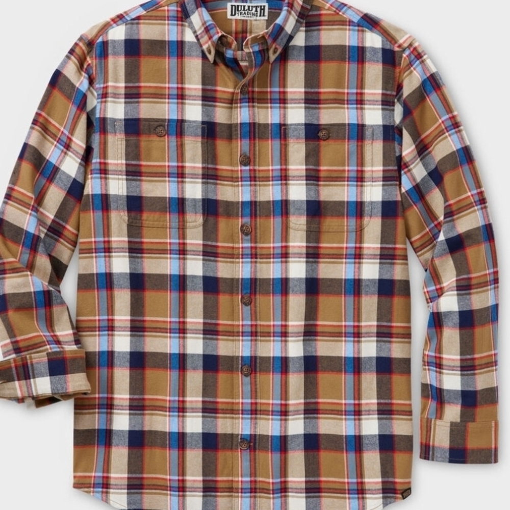 Duluth Trading Men's Multicolor Plaid Shirt